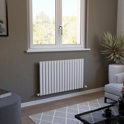 Ximax Champion For600990w White Gas Horizontal Designer 2604Btu Radiator, (W)990Mm X (H)600Mm
