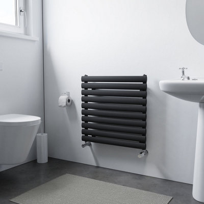 Ximax Champion Forh1164600a Anthracite Gas Horizontal Designer Radiator, (W)600Mm X (H)584Mm