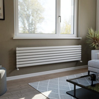 Ximax Champion Forh1164600w White Gas Horizontal Designer Radiator, (W)1800Mm X (H)410Mm