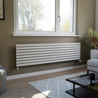 Ximax Champion Forh1164600w White Gas Horizontal Designer Radiator, (W)1800Mm X (H)468Mm