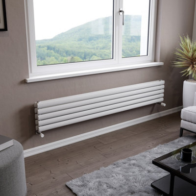 Ximax Champion Duplex Fordh2941800w White Gas Horizontal Designer Radiator, (W)1800Mm X (H)294Mm
