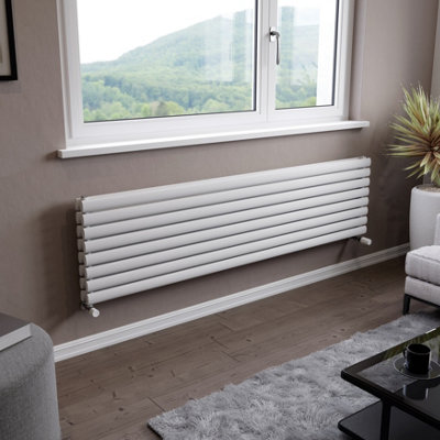 Ximax Champion Duplex Fordh4681800w White Gas Horizontal Designer Radiator, (W)1800Mm X (H)468Mm
