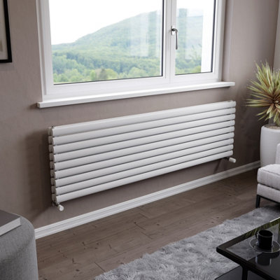 Ximax Champion Duplex Fordh5261800w White Gas Horizontal Designer Radiator, (W)1800Mm X (H)526Mm