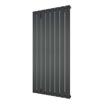Ximax Anthracite Gas Vertical Panel 2662Btu Radiator, (W)595Mm X (H)1200Mm