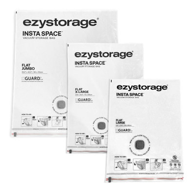 Ezy Storage Insta Space Mixed Size Vacuum Storage Bag, Pack Of 10