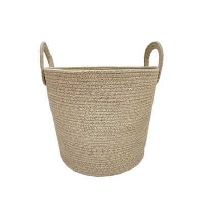 B&Q Flexi Storage Living Polyester Nestable Storage Basket (H)34Cm (W)38Cm (D)38Cm
