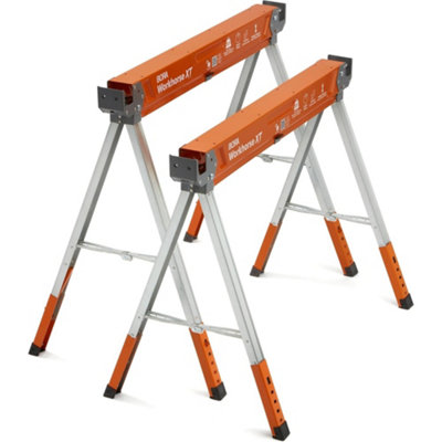 Bora Workhorse Xt Foldable Saw Horse, Pair